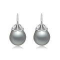 Black Pearl Earrings - Winfrey H.