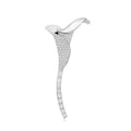 Calla Lily Diamond Brooch - Winfrey H.
