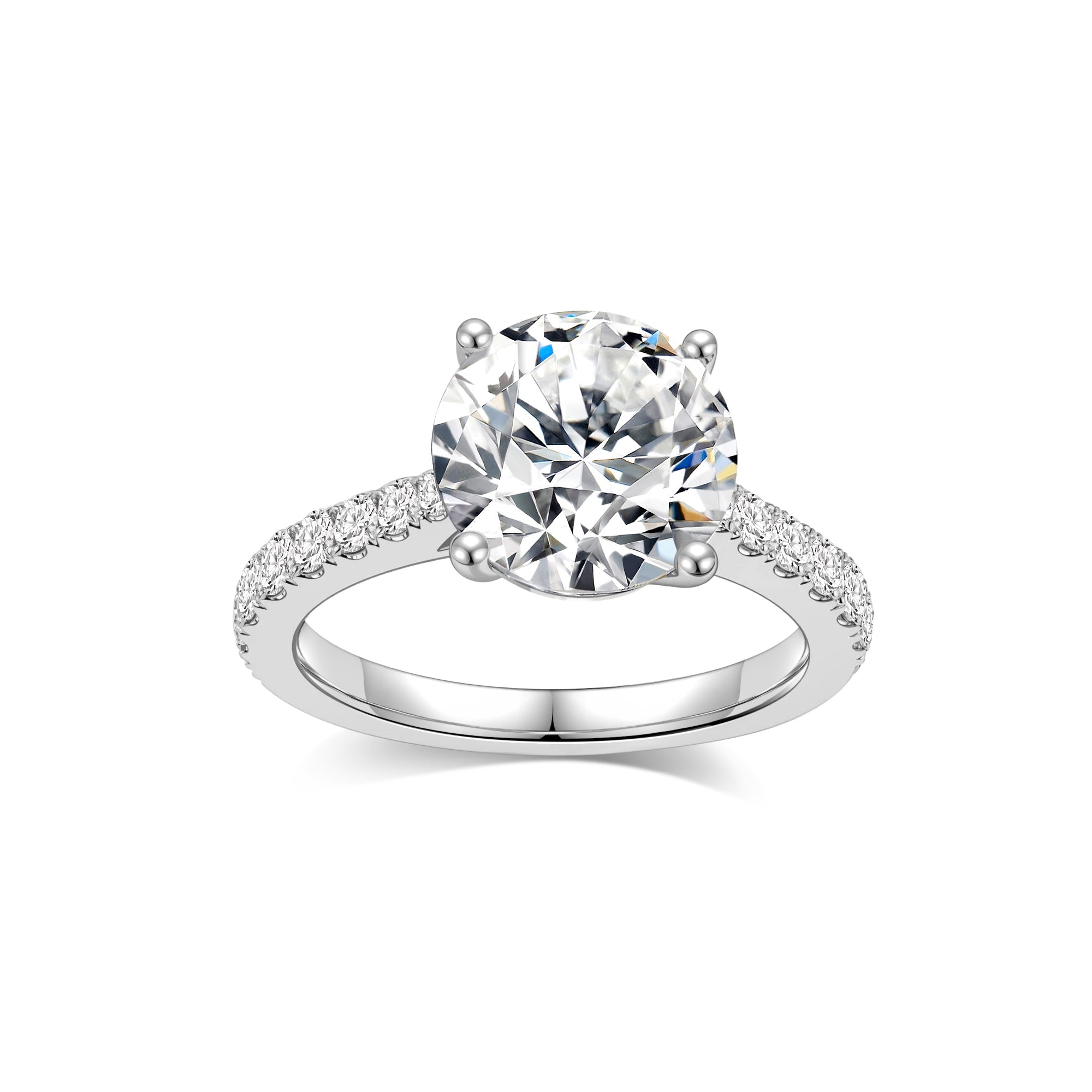 Classic Round Diamond Ring - Winfrey H.