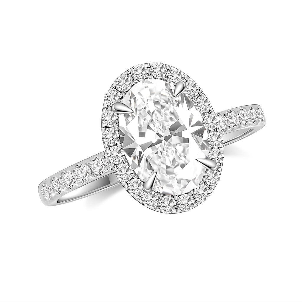 Oval Classic Diamond Ring - Winfrey H.