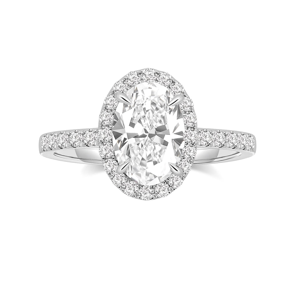 Oval Classic Diamond Ring - Winfrey H.