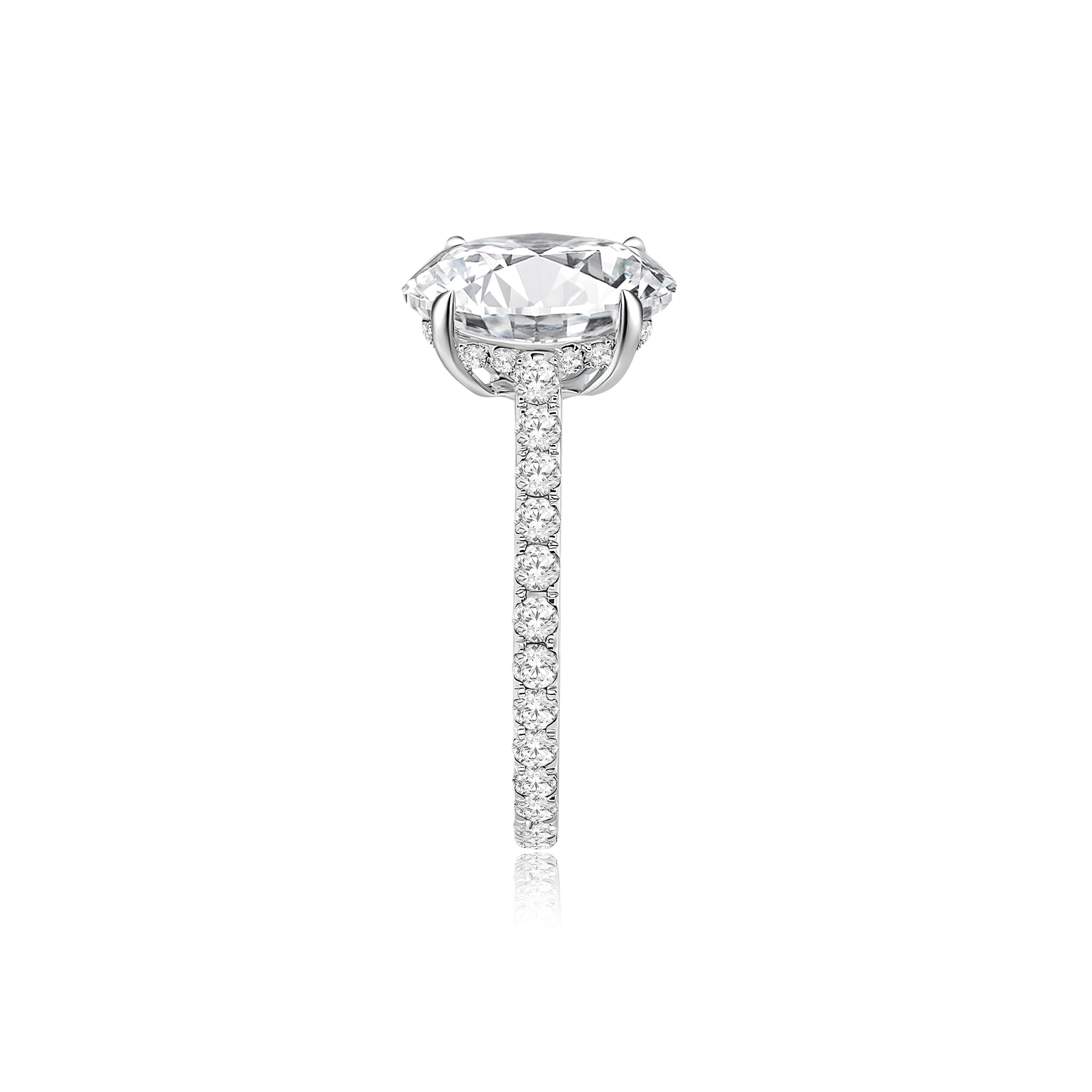 Oval Diamond Engagement Ring - Winfrey H.