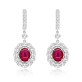 Star Ruby Drop Earrings - Winfrey H.